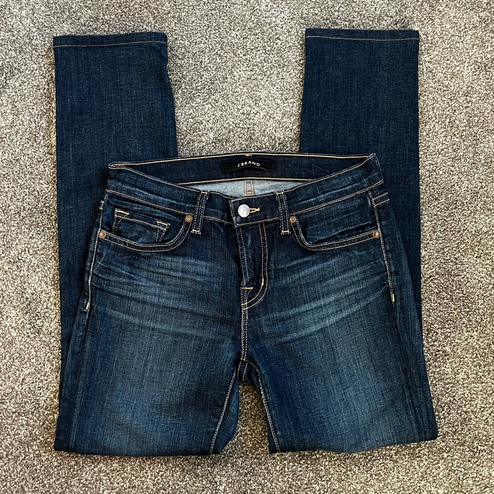 J Brand Stove Pipe 8112C032 Skinny Jeans Dark Vintage Size 26